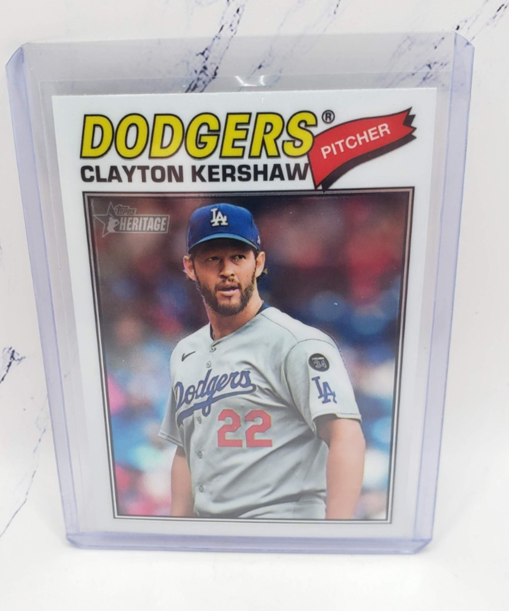2026 Topps Heritage #190 Clayton Kershaw Chrome Los Angeles Dodgers Baseball